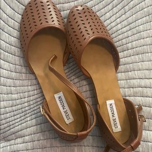 Tan Steve Madden Flats